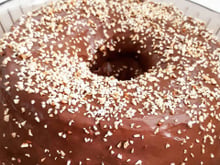 Bolo de chocolate funcional sem glúten e sem lactose
