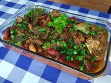 Costela com pinhão