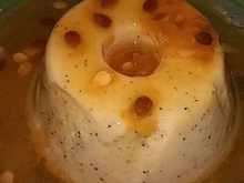 Mini pudim de maracujá