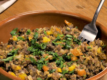 Paçoca de carne de sol da Cleo