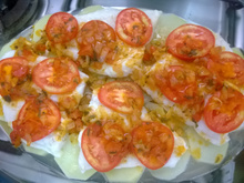 Filé de peixe de forno