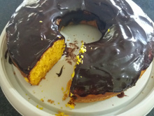 Cobertura cremosa de chocolate