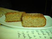 Bolo de banana e maçã