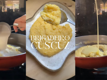 Fiz esse brigadeiro de cuscuz e vou te ensinar como fazer (e contar se dá certo!)