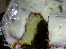Bolo verde de limão