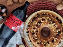 Pudim de pão natalino 