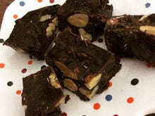 Barra de chocolate saudável