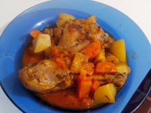 Frango congelado na pressão