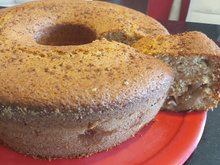 Bolo de pêra com aveia