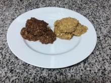 Biscoito de banana com ou sem chocolate
