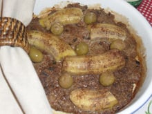 Quibe assado com Banana da Re
