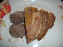 Torta cremosa de banana (para o Natal)