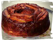 Bolo de banana com iogurte