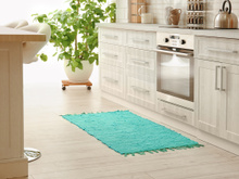 Como manter os tapetes e panos de chão da cozinha limpos