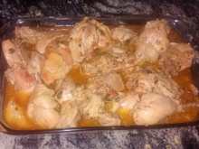 Frango maravilhoso de pressão