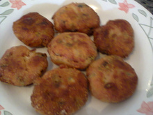 Bolinho de mortadela da Malu