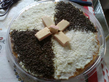 Bolo gelado de Nesquik