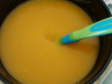 Papinha de batata amassada