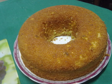 Bolo de casca de laranja