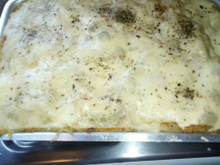 Macarrão com Frango e Queijo
