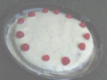 Cobertura e recheio para bolo de festa