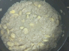 Risoto com cogumelos