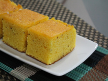 Bolo de fubá cozido de tia bel