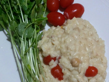 Risoto de atum chique