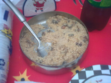 Farofa com castanha portuguesa