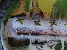 Rocambole de laranja de liquidificador