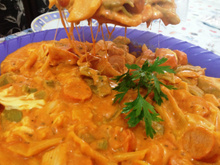 Macarrão de 7 minutos cremoso na panela de pressão