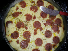 Pizza de liquidificador