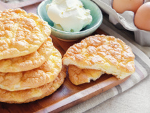Pão nuvem (ou cloud bread)