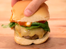Cheesebúrguer caseiro