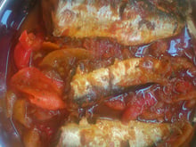 Sardinha na panela de pressão (igual as de lata do mercado)