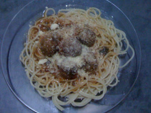 Almôndega de hambúrguer (receita de universitário)