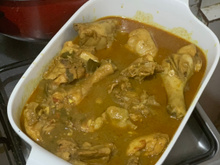 Galinha ao Curry