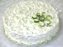 Cobertura de bolo de limão