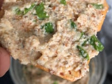Patê sabor "kibe cru" vegano da Ana