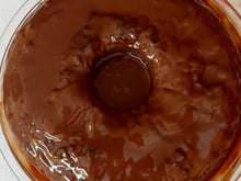 Bolo vulcão de chocolate