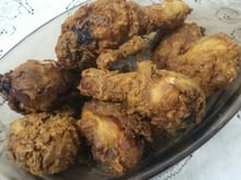 Coxa de frango empanado