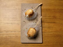 Picolé de merengue com Laranja e Pimenta