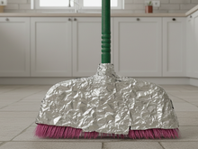 Colocar papel-alumínio na vassoura: por que é recomendado e para que serve