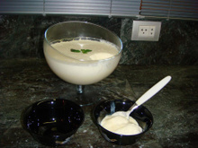 Mousse espuma de coco