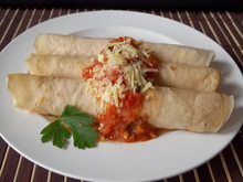 Panqueca de ricota e espinafre