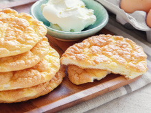 Pão nuvem na frigideira: receita fácil e rápida, sem forno nem farinha