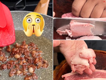 Tirei a gordura da picanha no churrasco e esse foi o resultado!