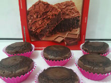 Brownies na cupcake maker