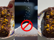 Esse bolo SEM AÇÚCAR refinado e SEM FARINHA só leva ingredientes naturais na massa e fica docinho!