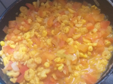Camarão macio delicioso